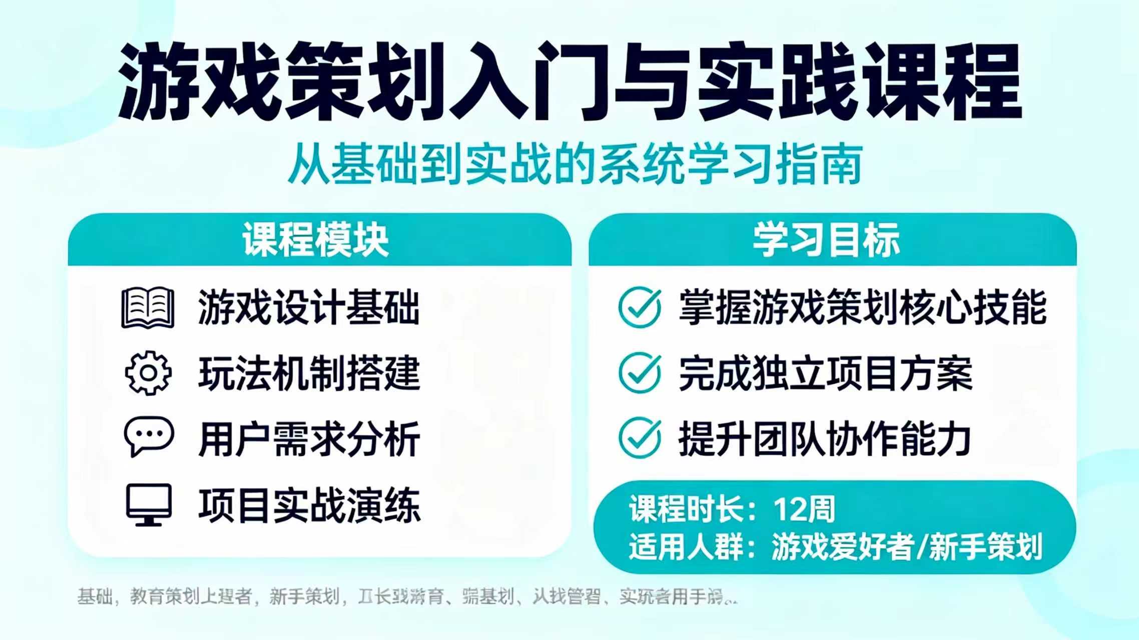 游戏策划入门